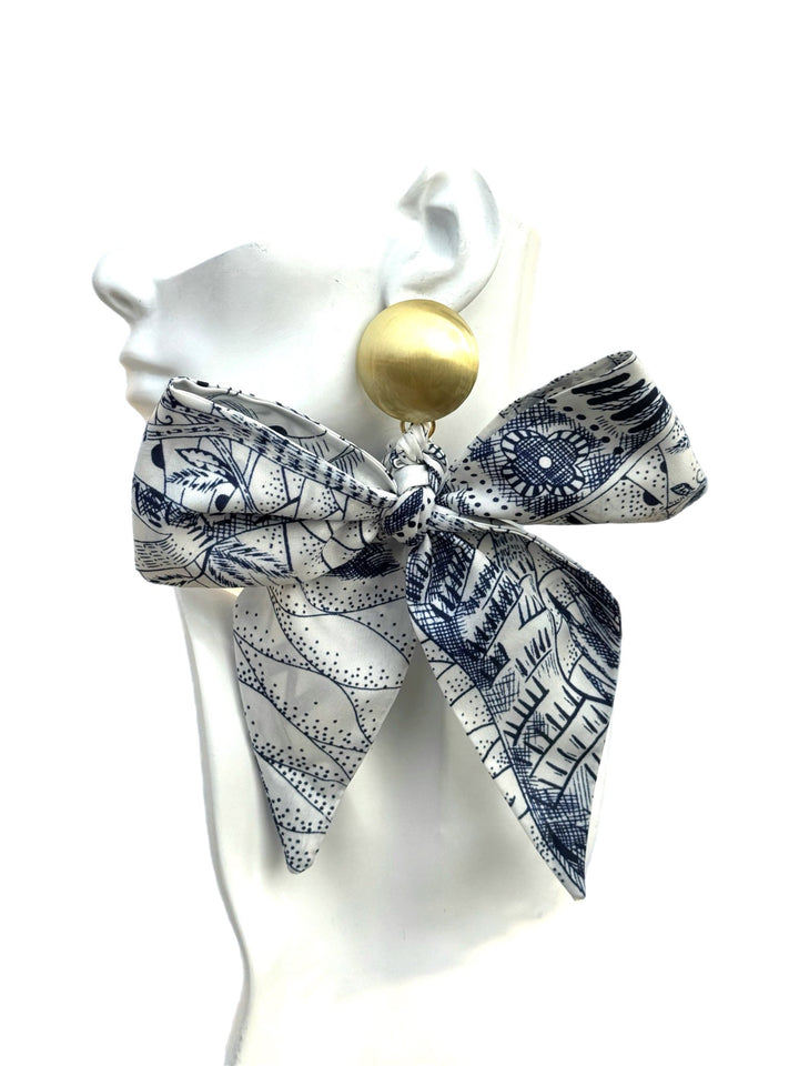 Luxe Bow Earrings - Graphics - Trufacebygrace