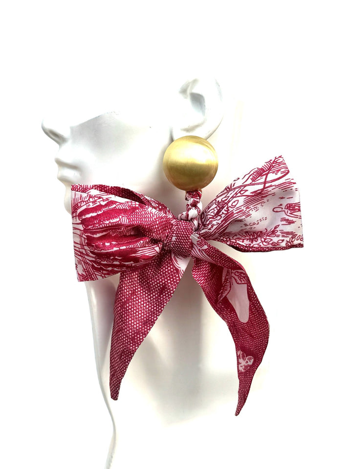Luxe Bow Earrings - Graphics - Trufacebygrace