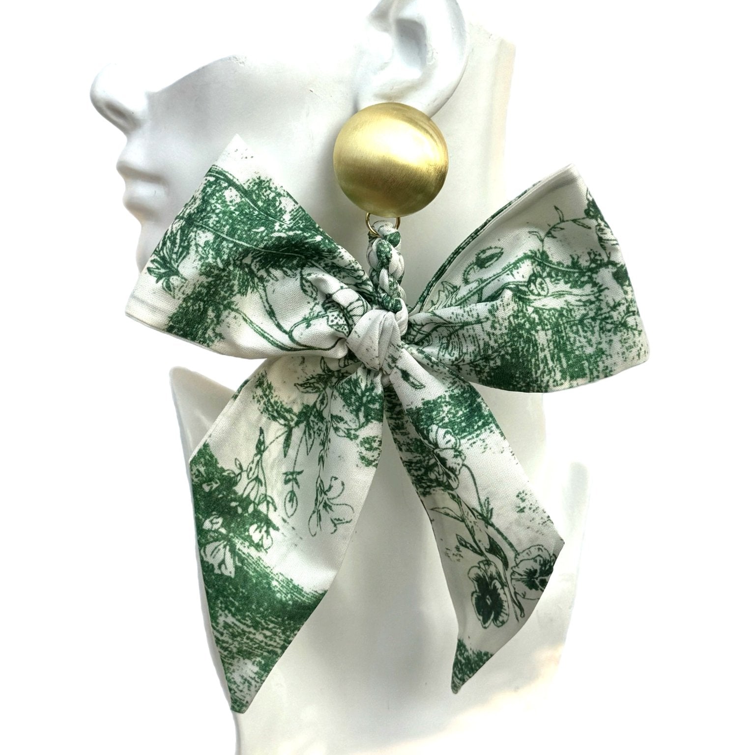 Luxe Bow Earrings - Graphics - Trufacebygrace