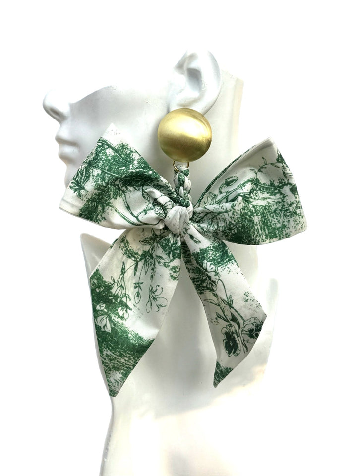 Luxe Bow Earrings - Graphics - Trufacebygrace