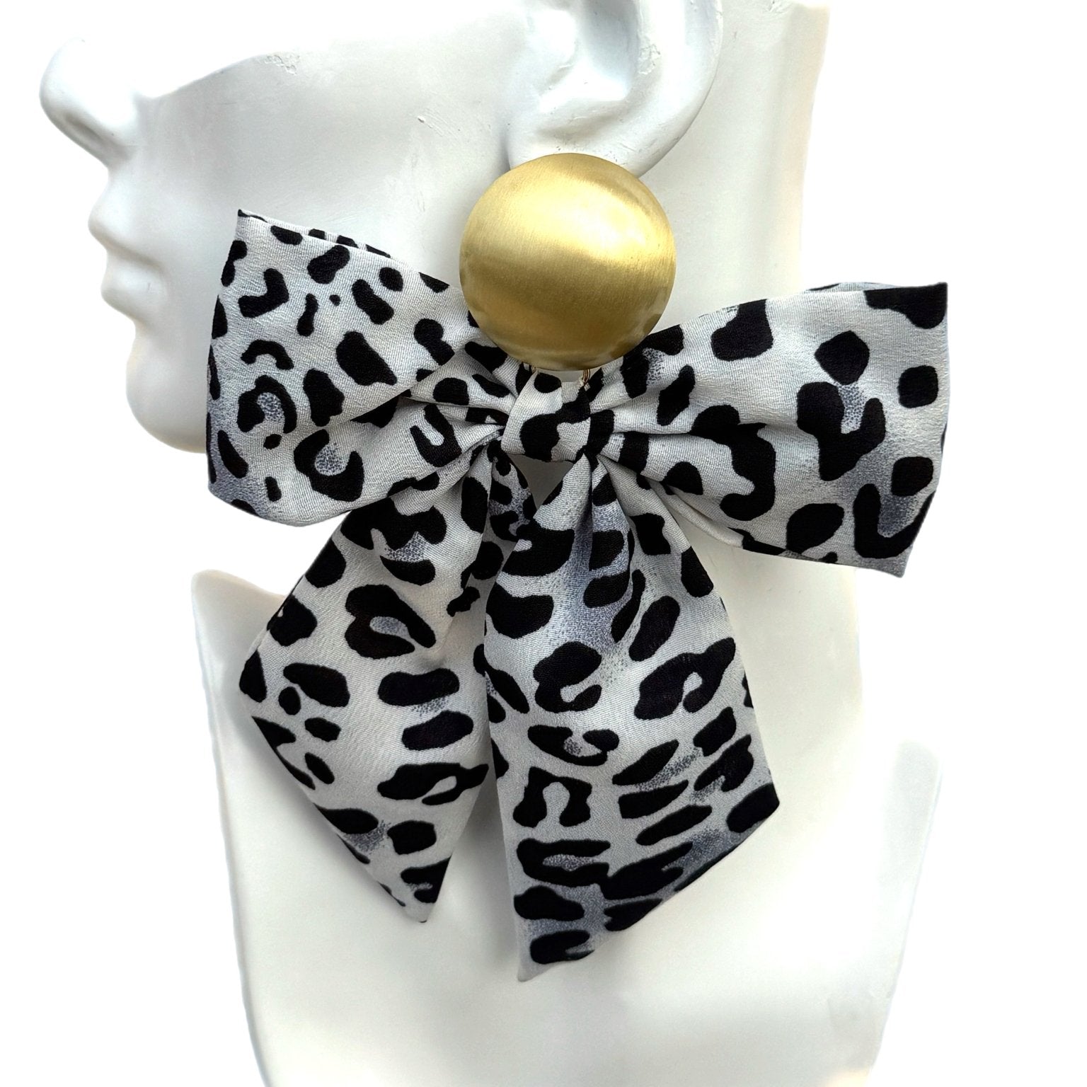 Luxe Bow Earrings - Prints - Trufacebygrace