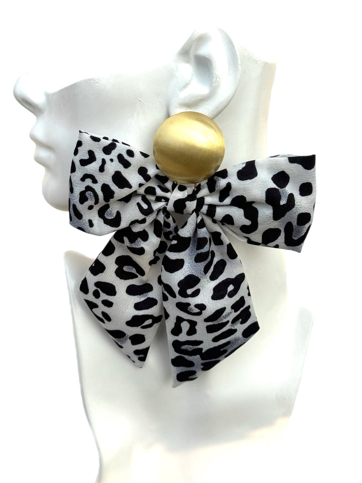 Luxe Bow Earrings - Prints - Trufacebygrace
