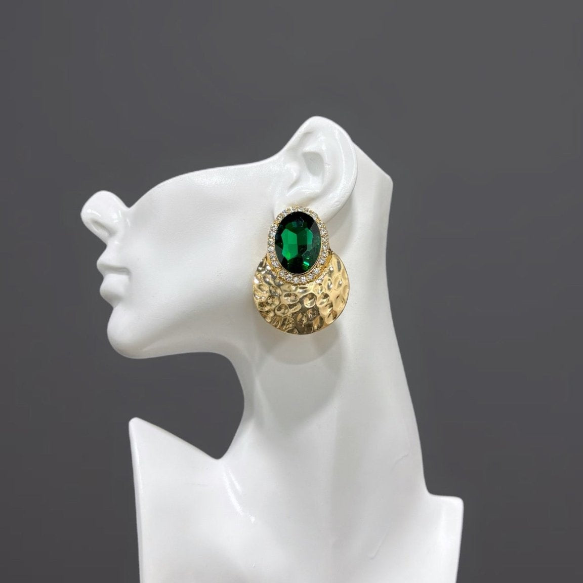 Luxe Orbit Gemstone Earrings - Trufacebygrace