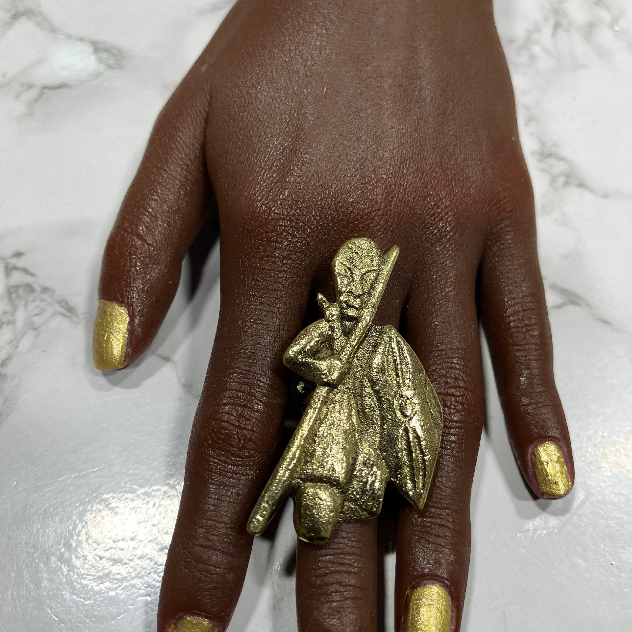 Maasai Warrior Brass Ring - Trufacebygrace