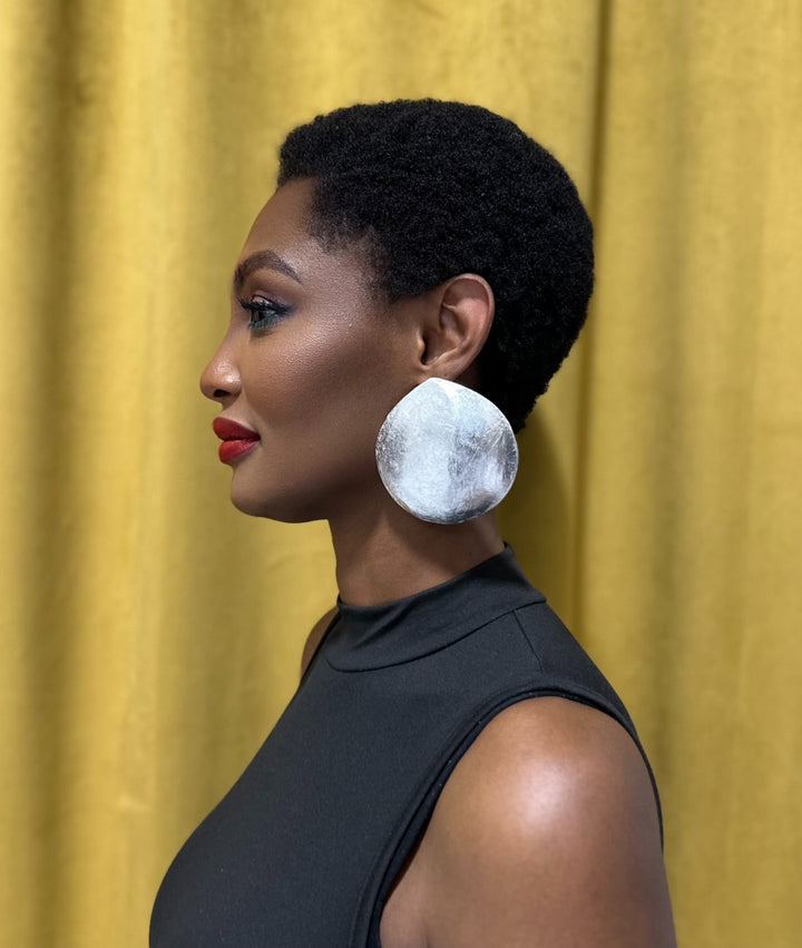 Makini Moon Disc Earrings - Trufacebygrace