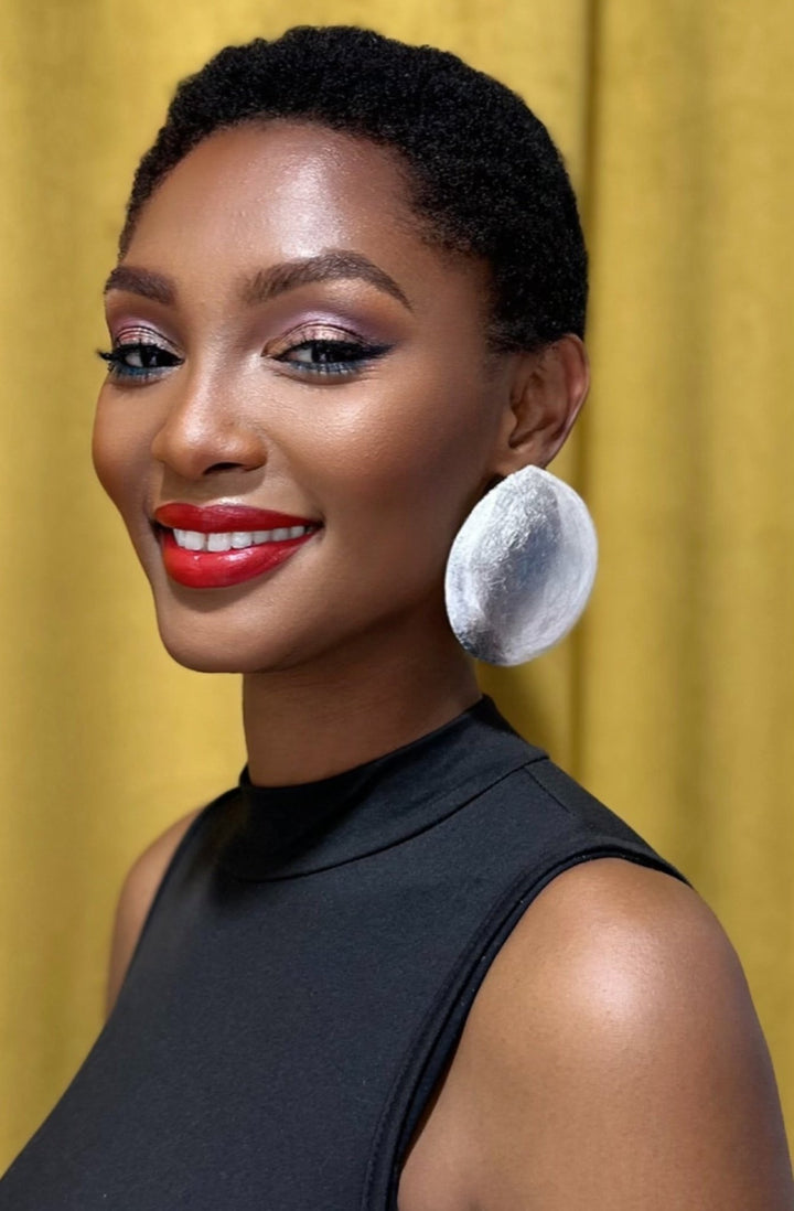 Makini Moon Disc Earrings - Trufacebygrace