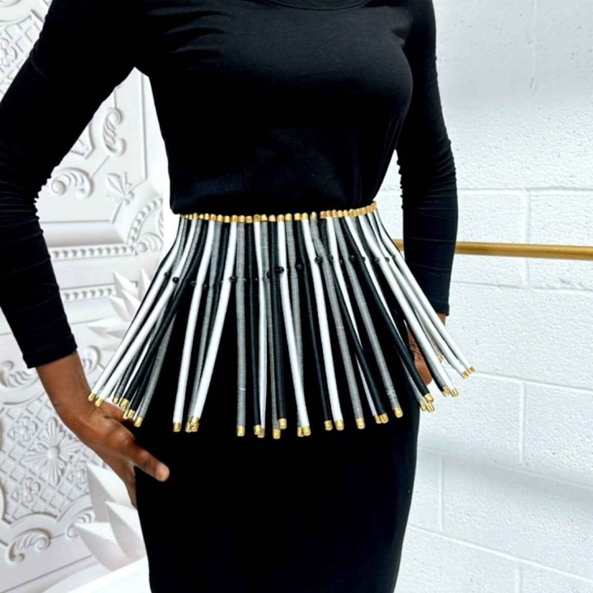 Malkia Collar Necklace/Peplum Belt - Trufacebygrace