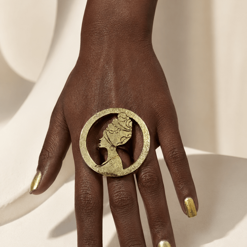 Mama Africa brass ring - Trufacebygrace