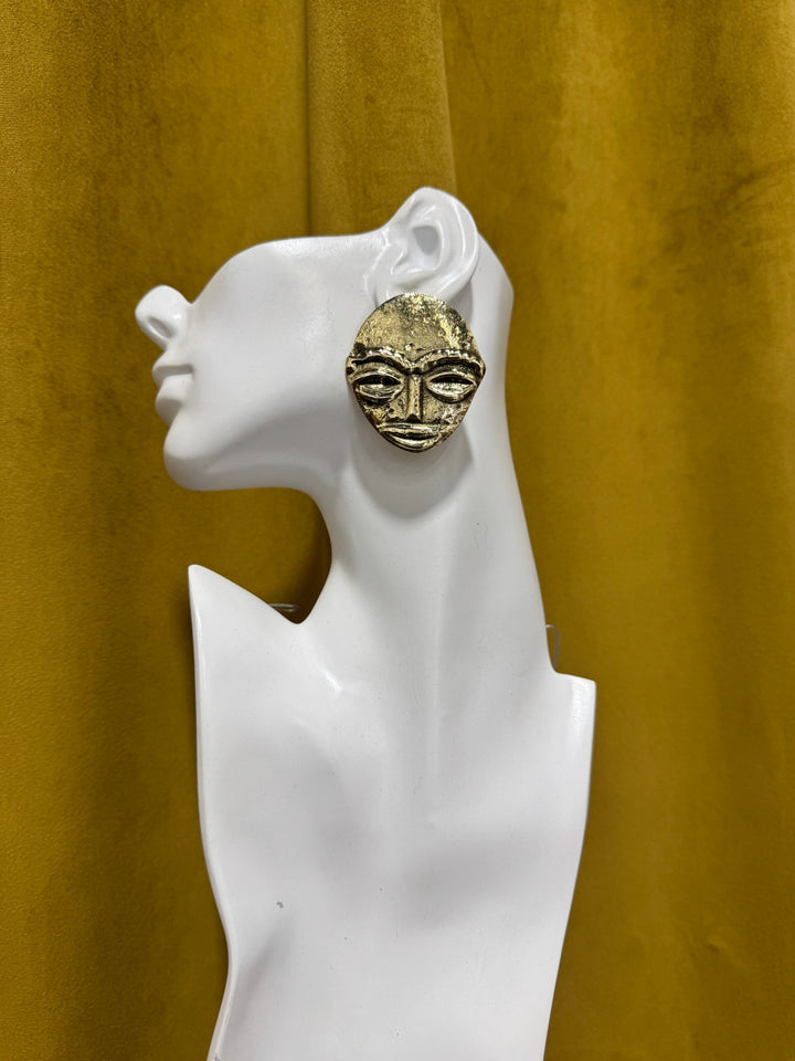 Manimdaho Sun Mask Earrings - Trufacebygrace