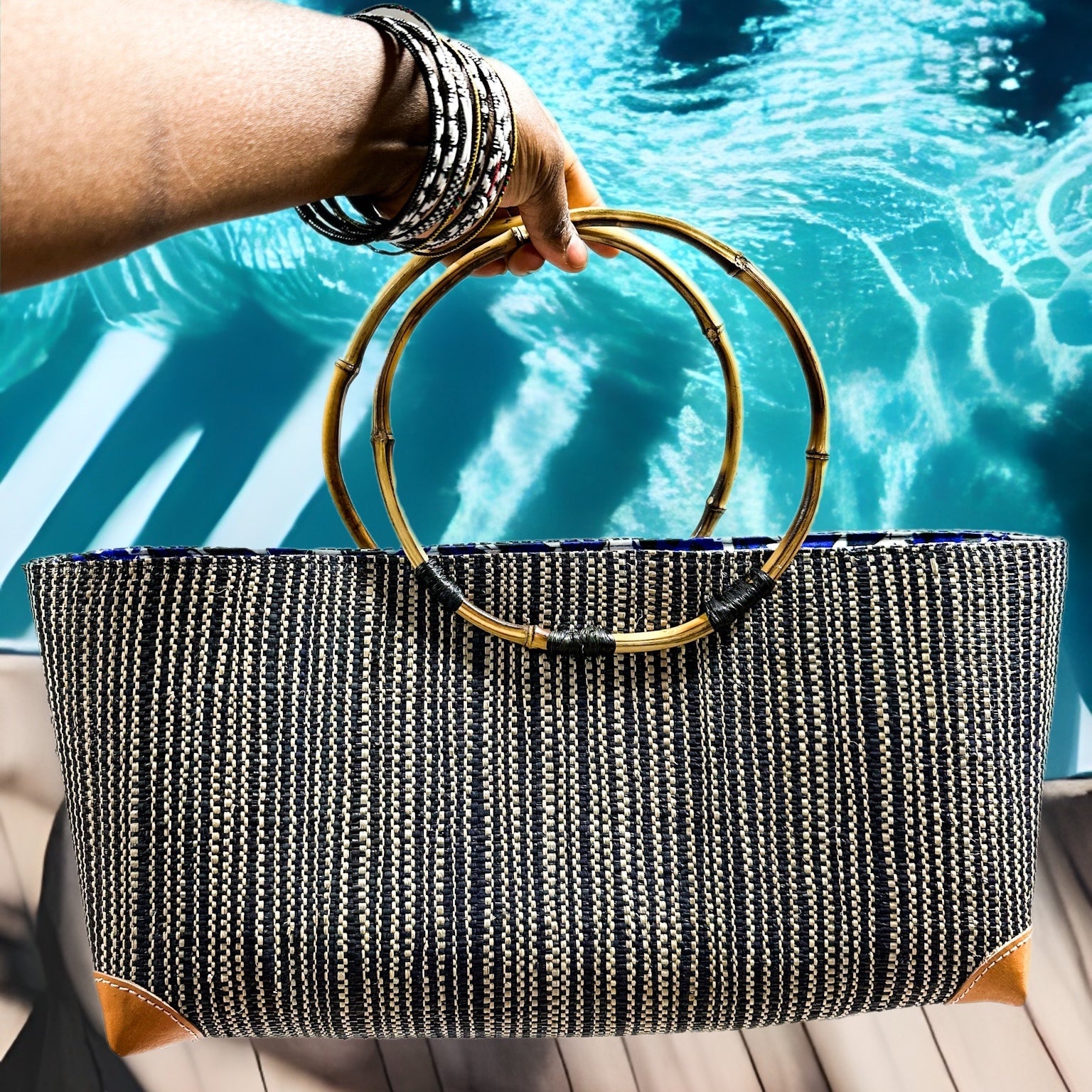Mansa Straw Women’s Beach Bag - Trufacebygrace