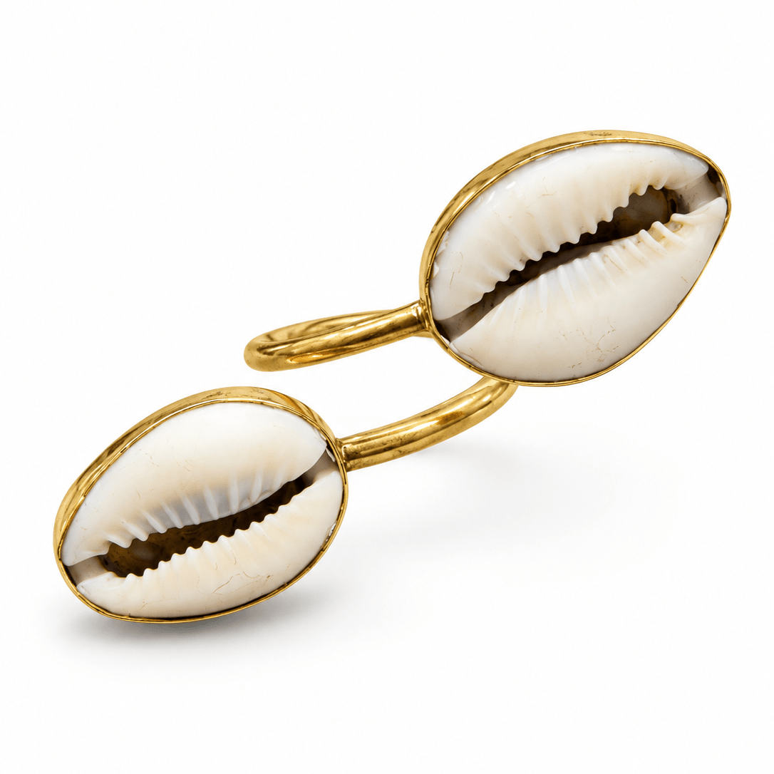 Mapuma Wrap Cowry Ring - Trufacebygrace