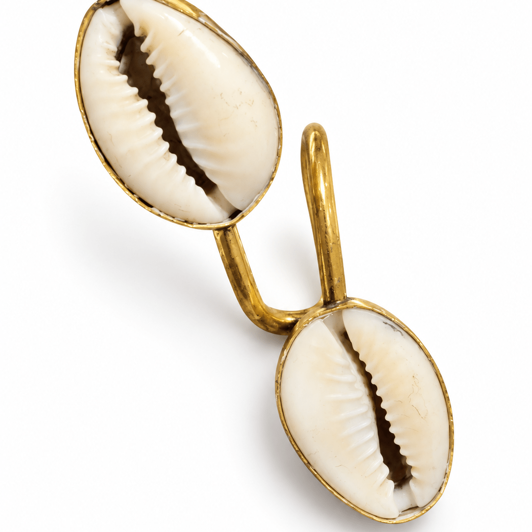 Mapuma Wrap Cowry Ring - Trufacebygrace