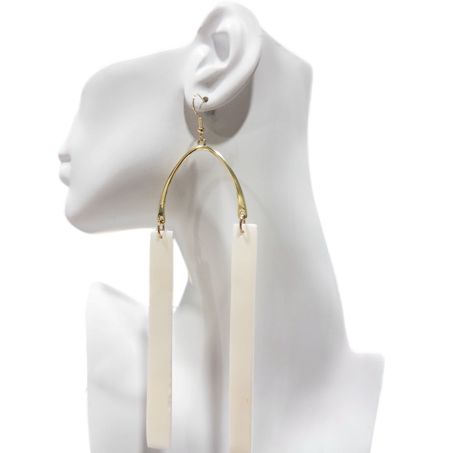 Meanu Lightweight Bone Dangle Earrings - Trufacebygrace