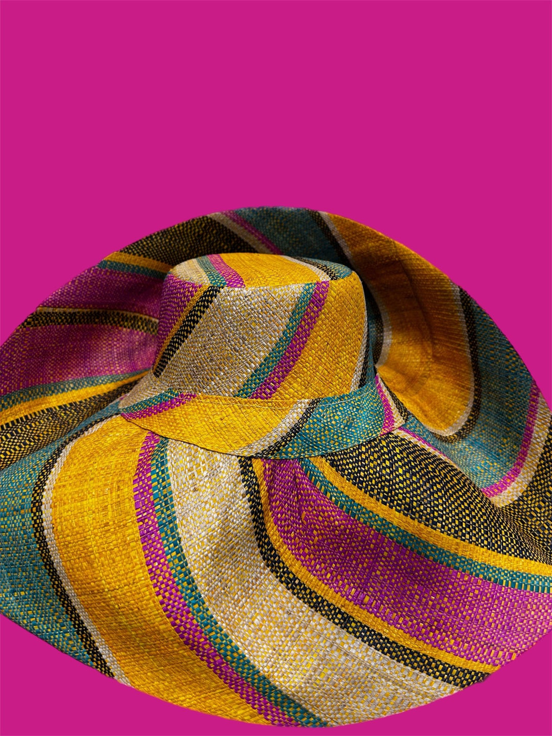 Meena design/Stripes Beach Hat - Trufacebygrace