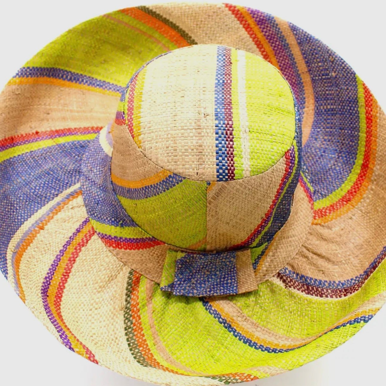 Meena design/Stripes Beach Hat - Trufacebygrace