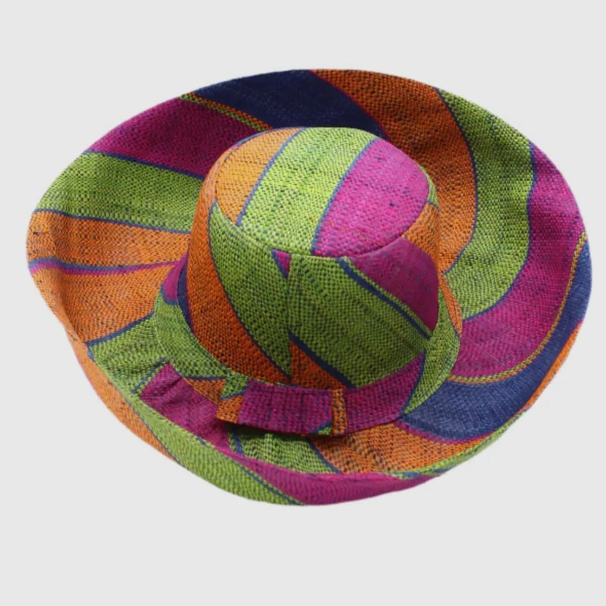 Meena design/Stripes Beach Hat - Trufacebygrace
