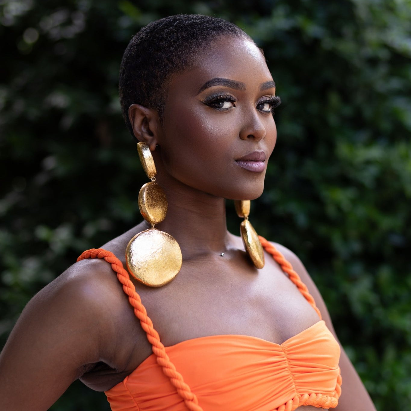 Miensa Gold Discs Earrings - Trufacebygrace