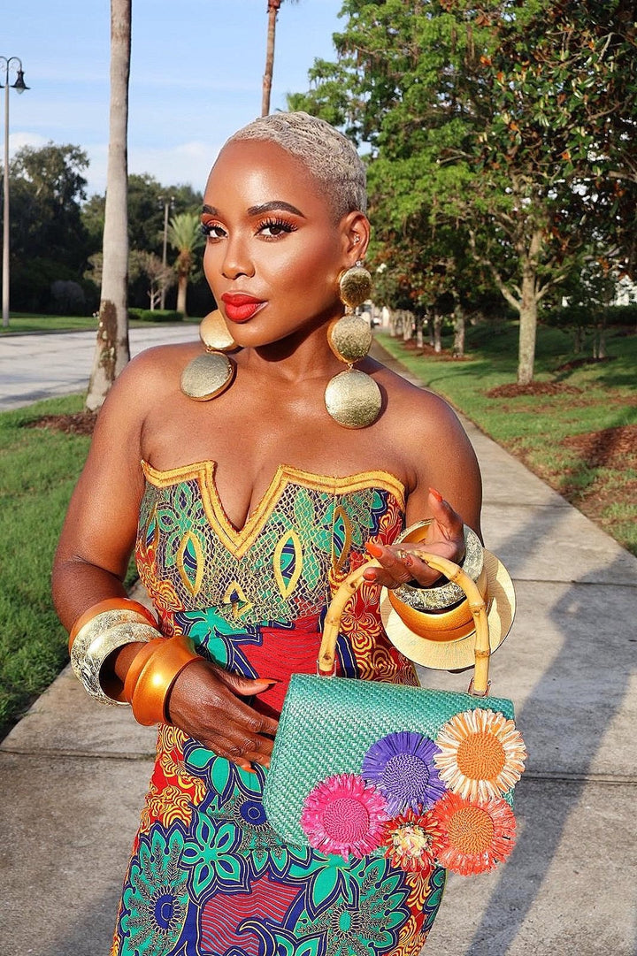 Miensa Gold Discs Earrings - Trufacebygrace