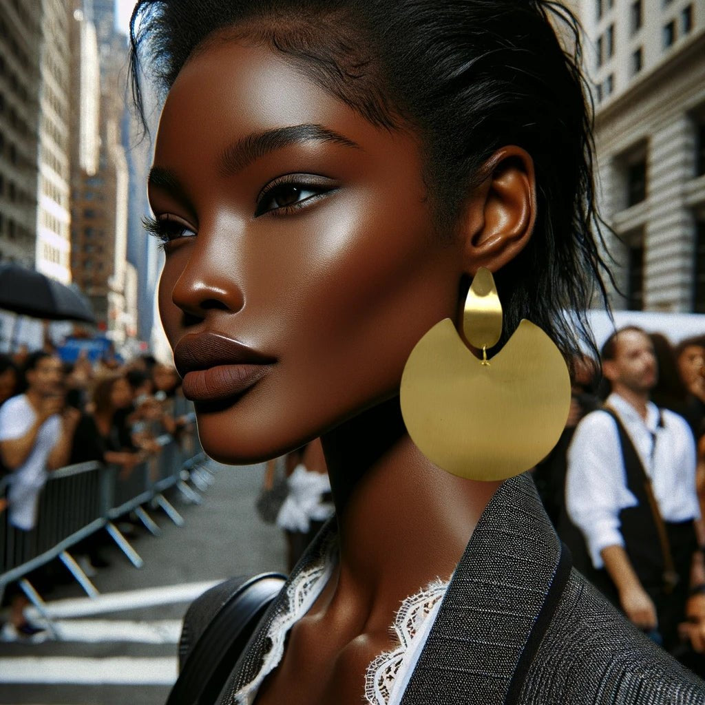 Mombasa statement earrings - Trufacebygrace