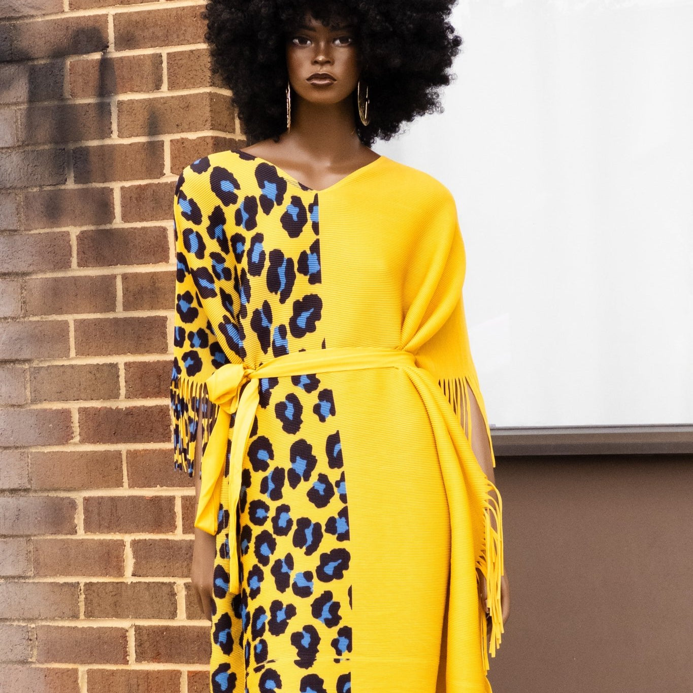 Monifah pleated safari bouncy Dress - Trufacebygrace