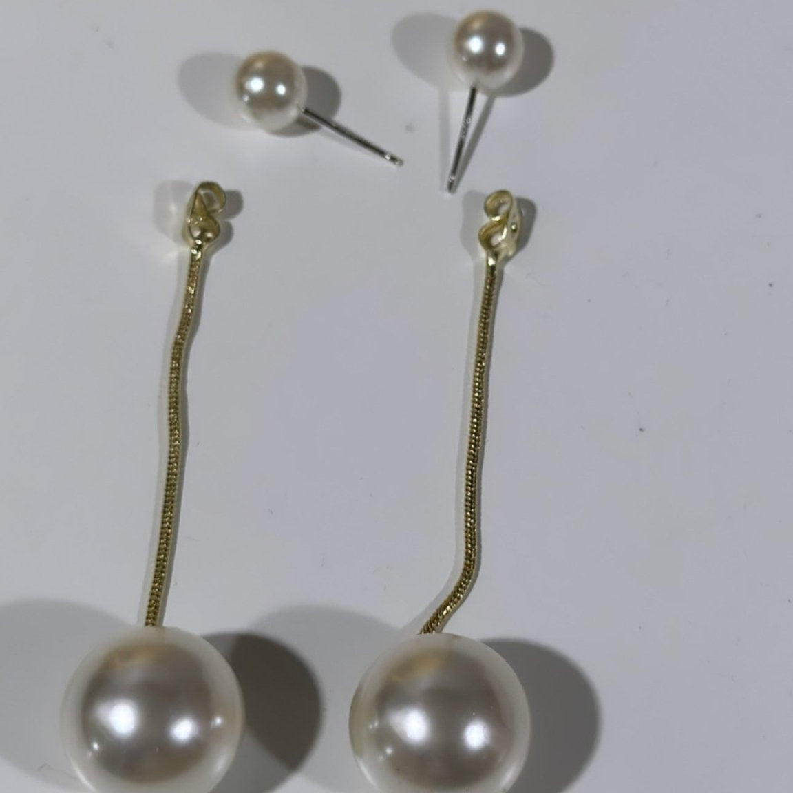 Ms Belle Pearl Drop Earrings - Trufacebygrace