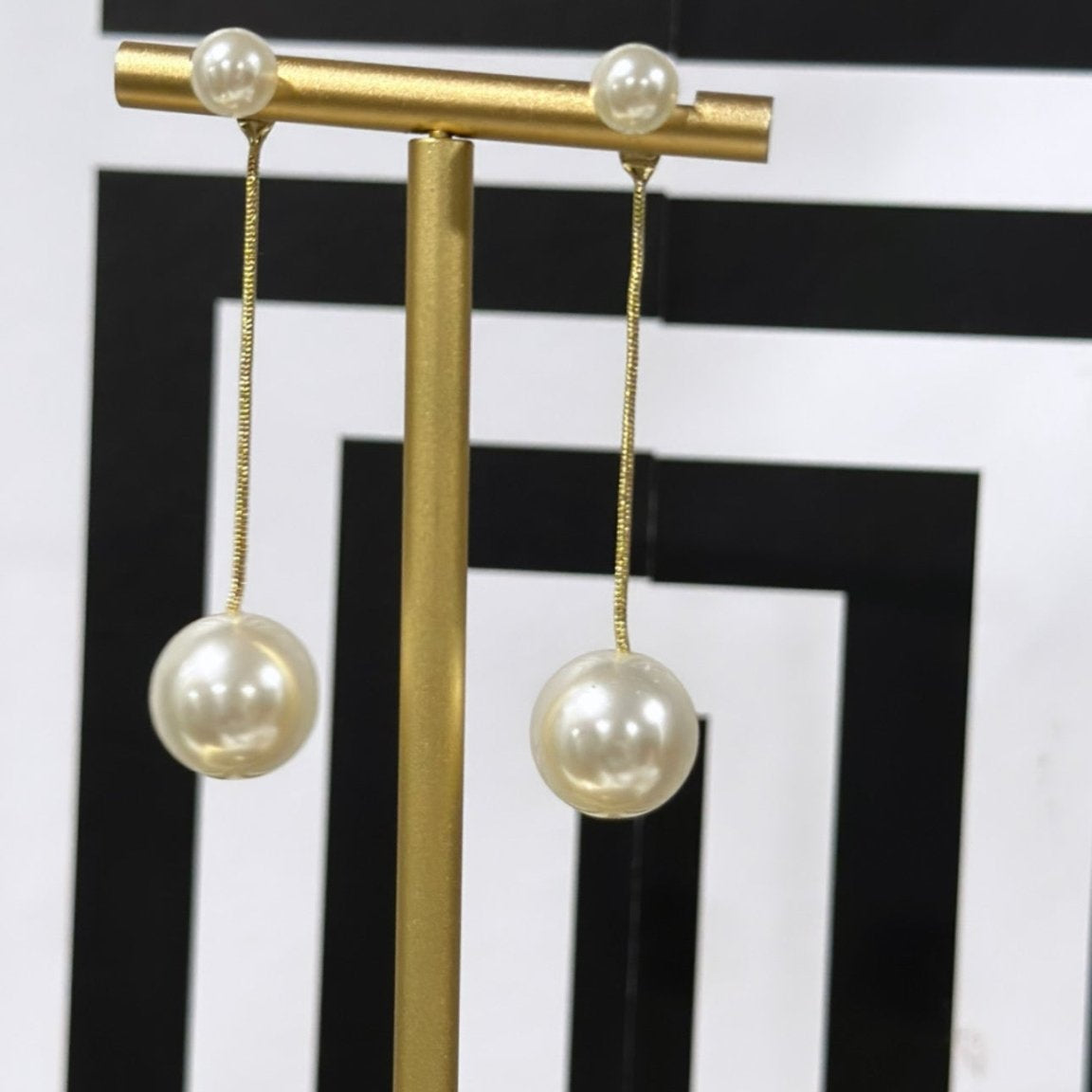 Ms Belle Pearl Drop Earrings - Trufacebygrace