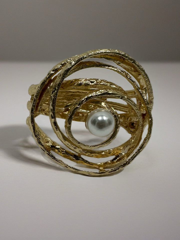 Munchem Pearl statement Bangle / bracelet - Trufacebygrace