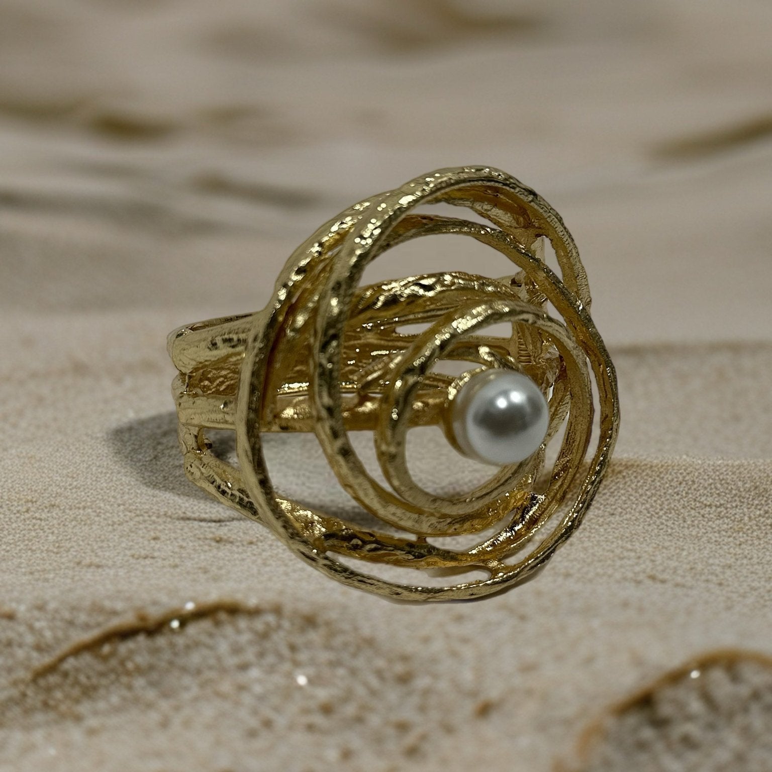 Munchem Pearl statement Bangle / bracelet - Trufacebygrace