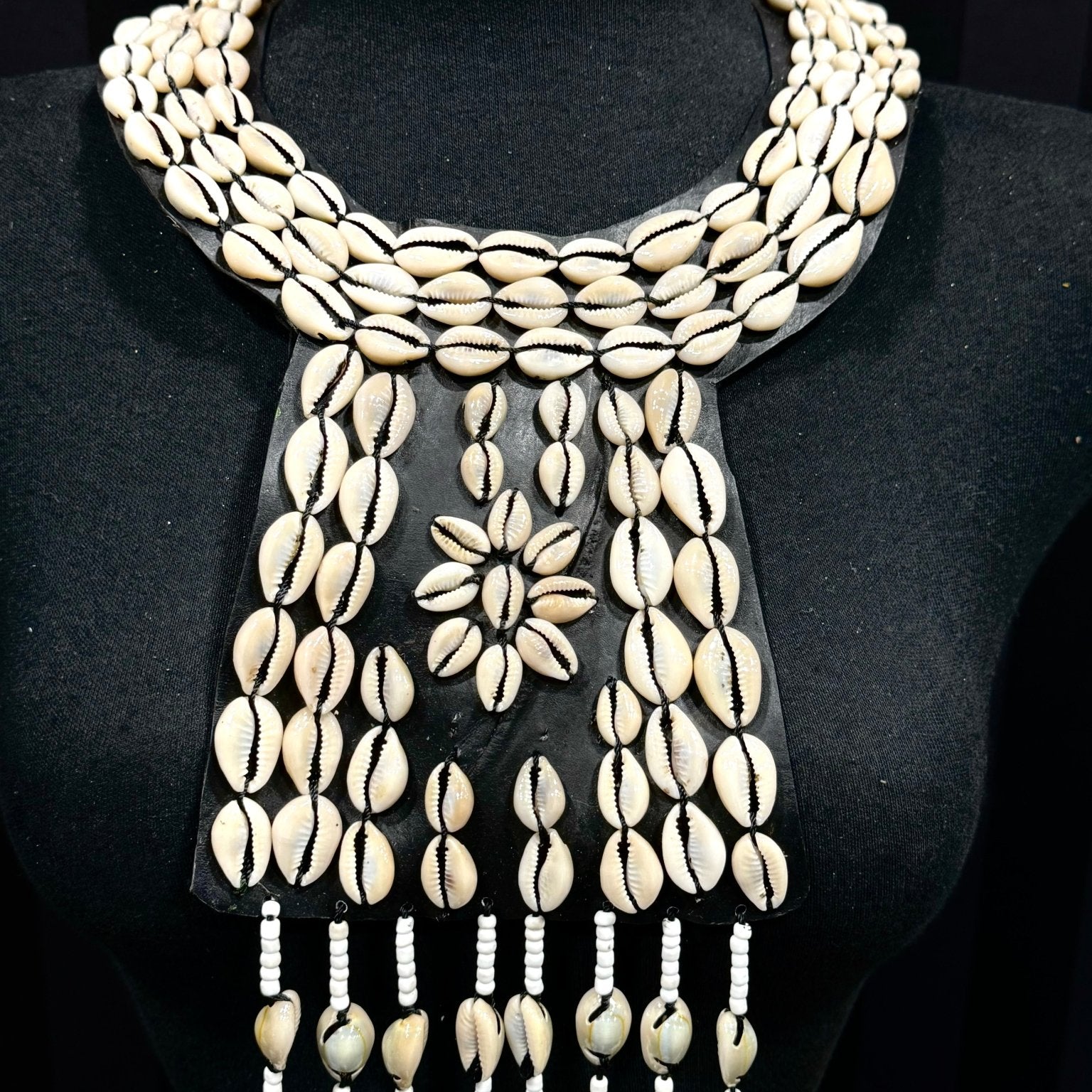 Musa Waterfall Cowry Shell Necklace - Trufacebygrace