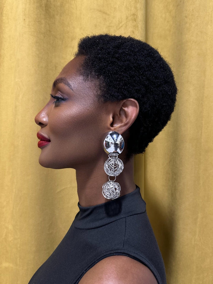 Muzungu Wire Orb Earrings - Trufacebygrace