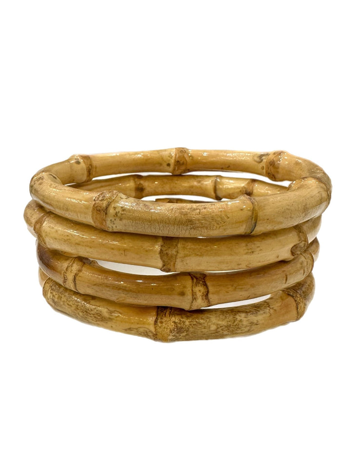 Natural Bamboo Circle Bangle/ Bracelet - Trufacebygrace