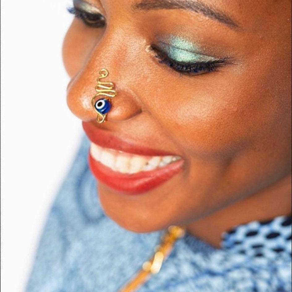 Nazar nose ring/cuff - Trufacebygrace