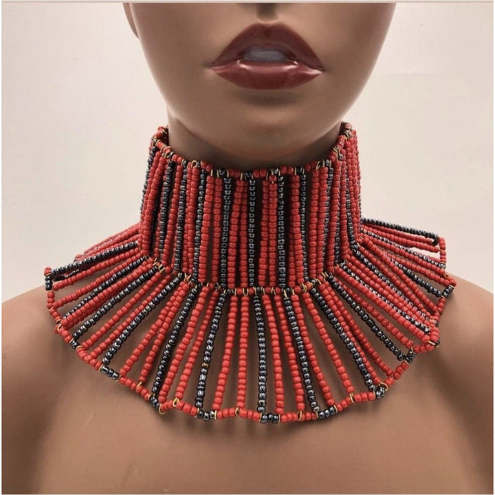 Nefertiti beaded Choker - Trufacebygrace