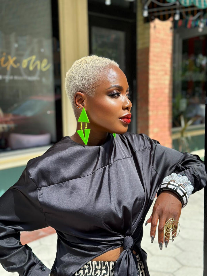 Neon Blaze Earrings - Trufacebygrace