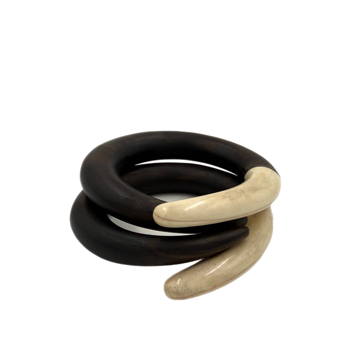 Ngoma Bracelet/Bangle – Horn & Wood Edition - Trufacebygrace