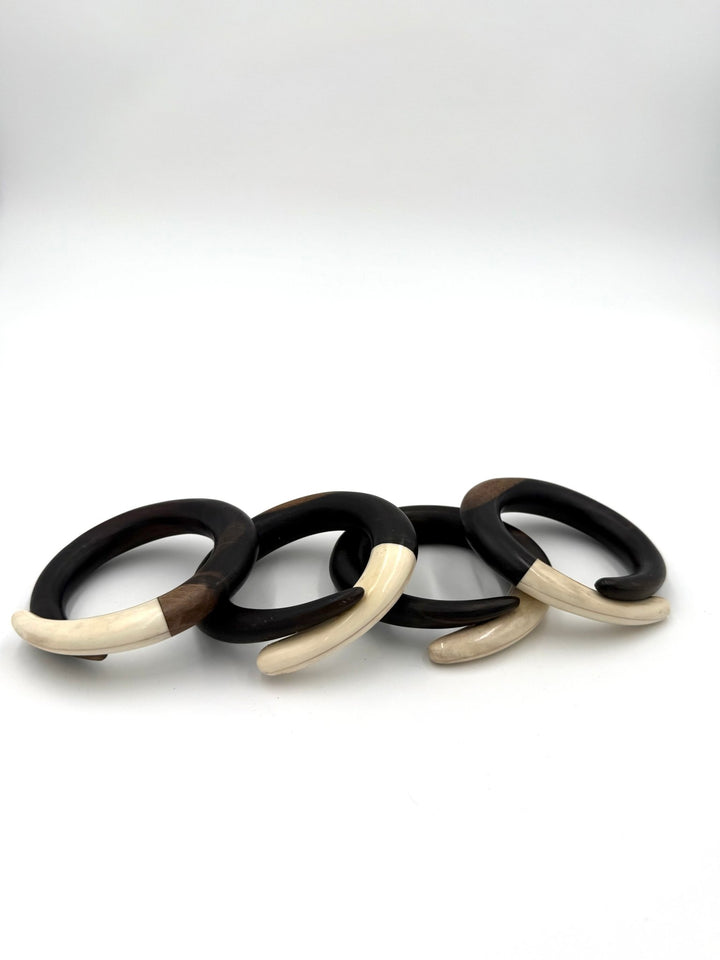 Ngoma Bracelet/Bangle – Horn & Wood Edition - Trufacebygrace