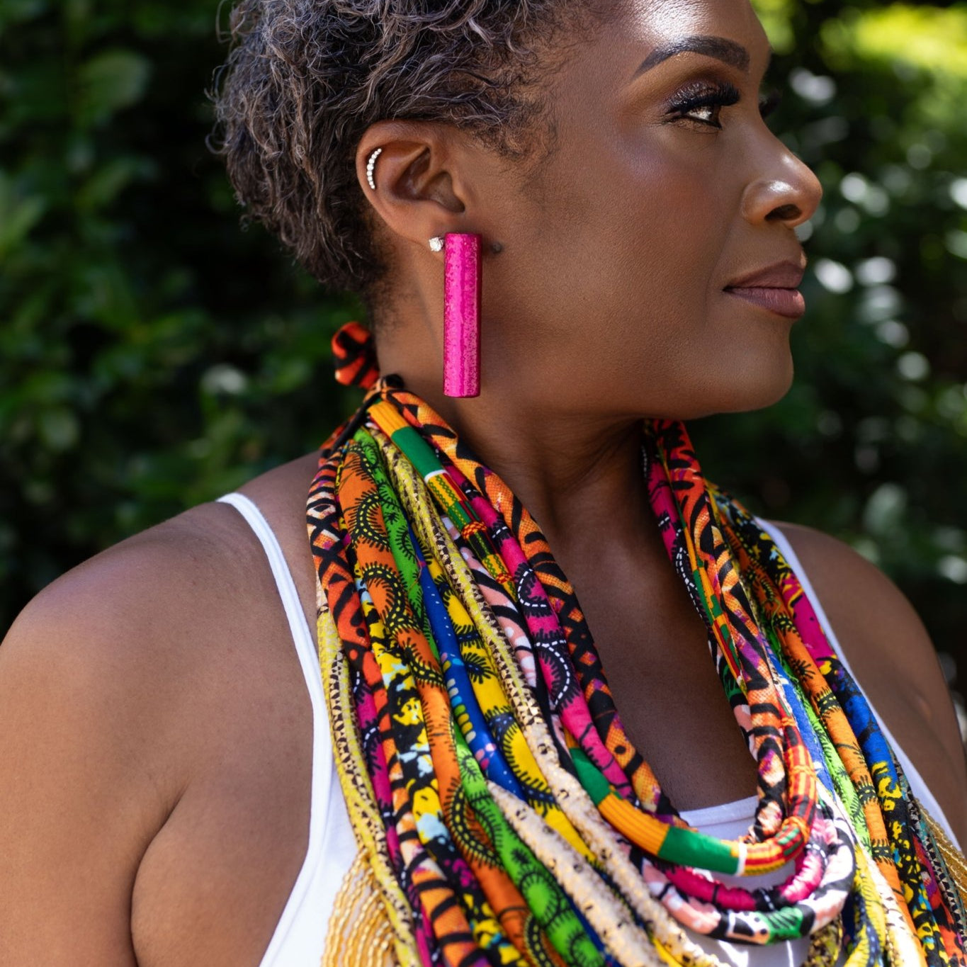 Nia Neon Rod Earrings - Trufacebygrace