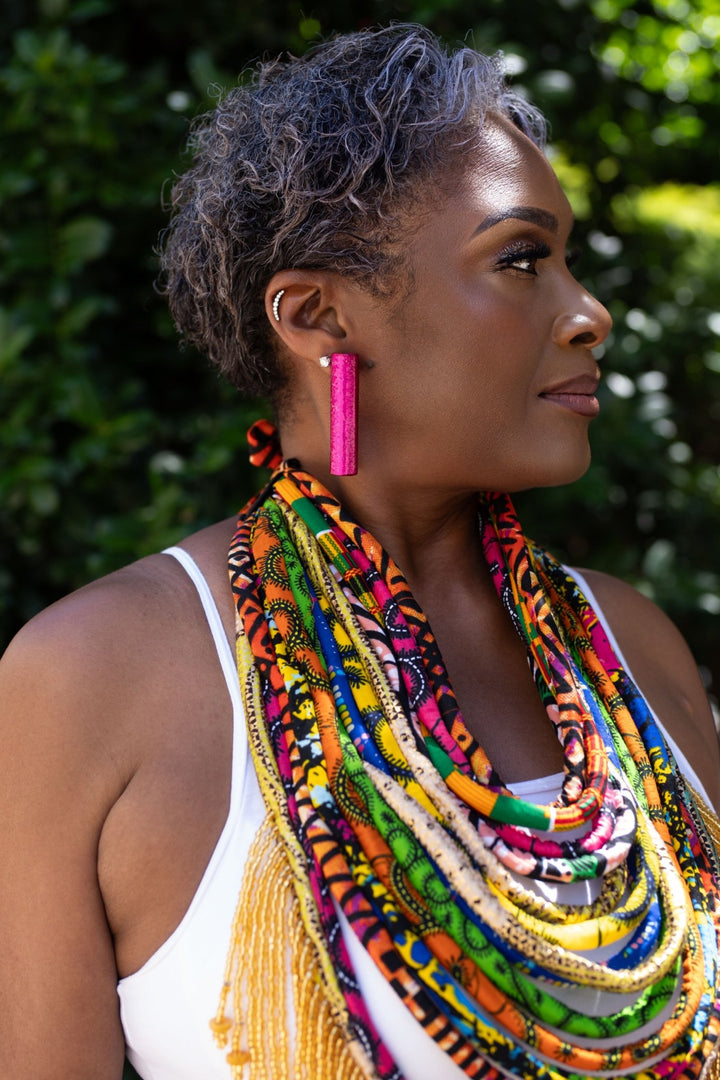 Nia Neon Rod Earrings - Trufacebygrace
