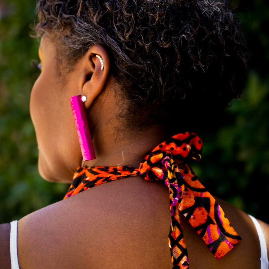 Nia Neon Rod Earrings - Trufacebygrace