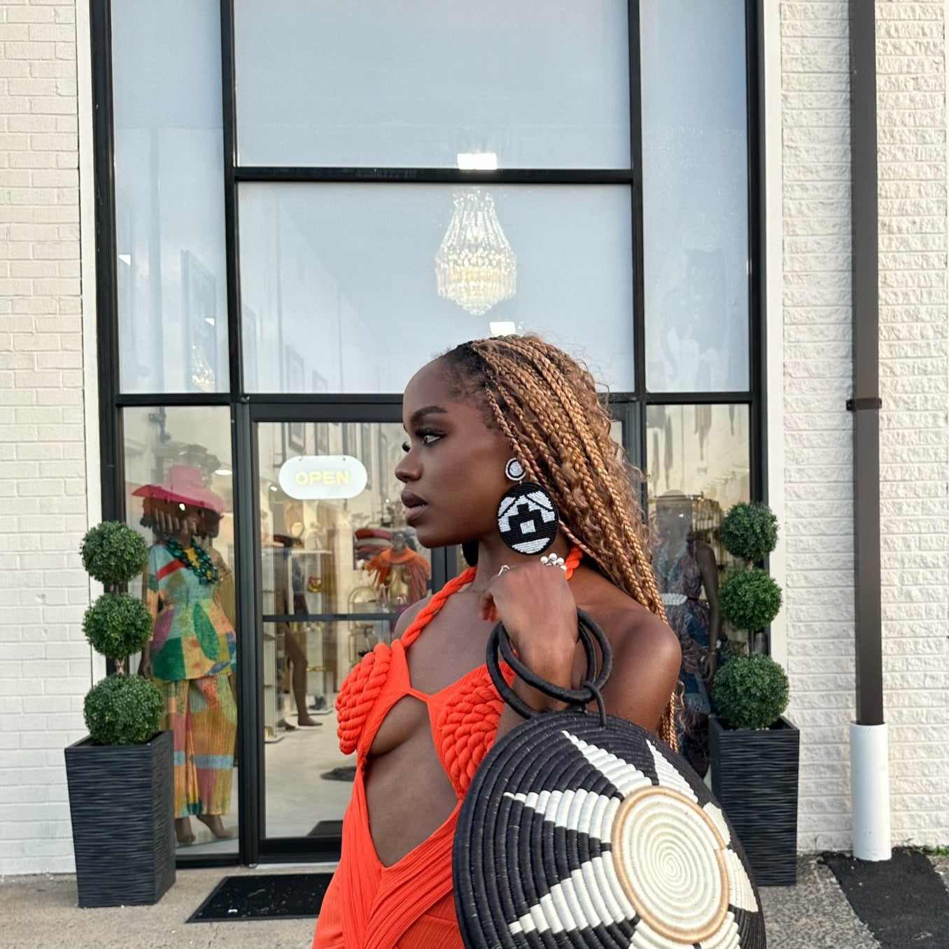 Nkohwa Tribal beaded Earrings - Trufacebygrace