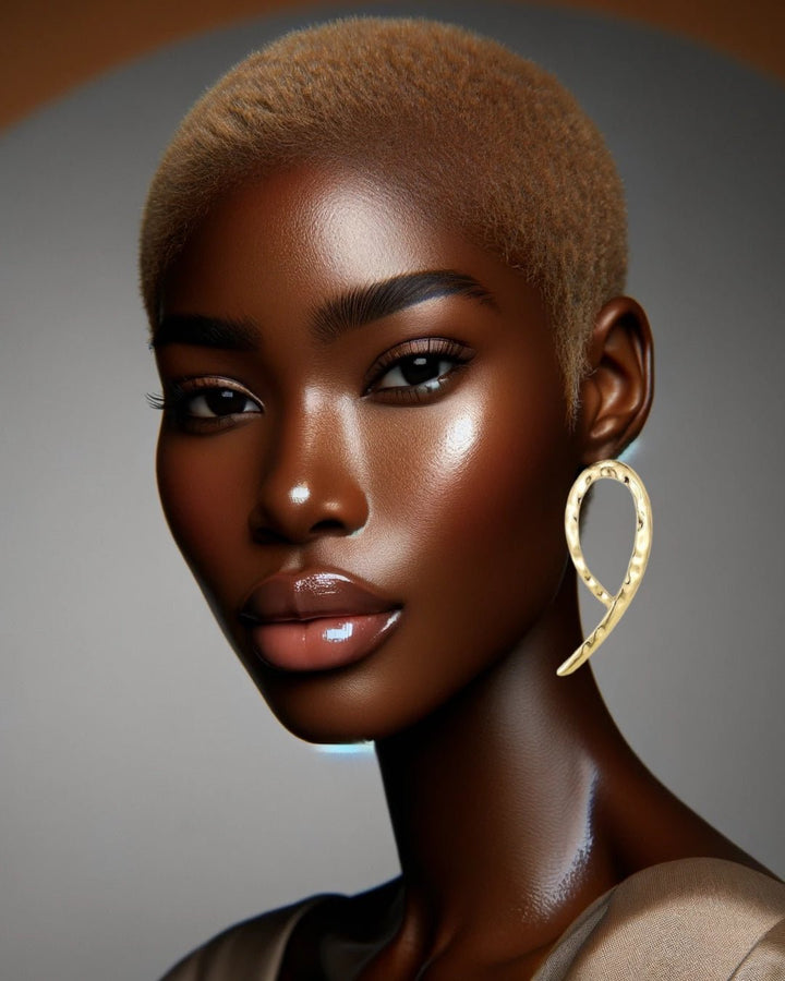 Nkono Statement lightweight Stud earrings - Trufacebygrace