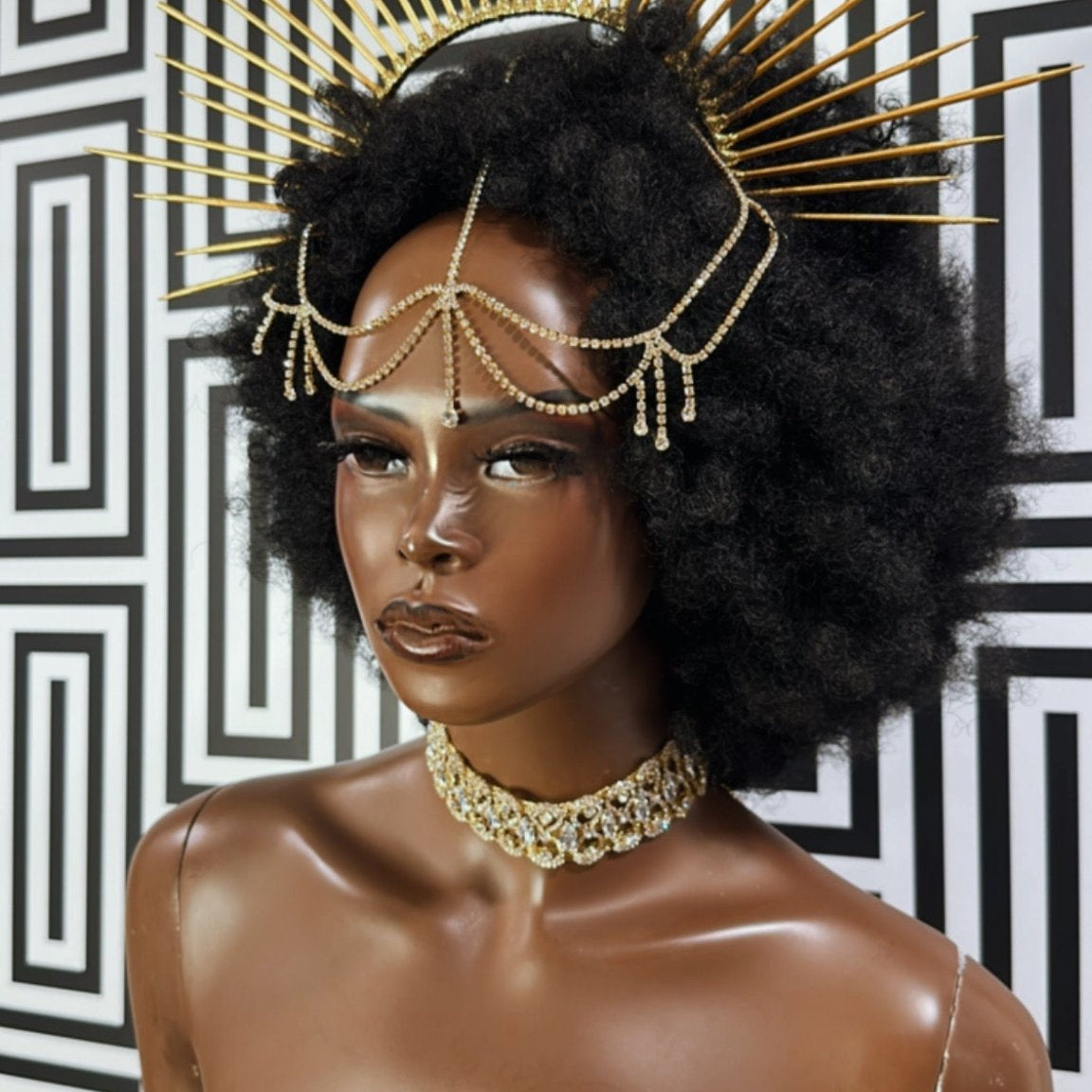 Noma Rhinestone headpiece - Trufacebygrace