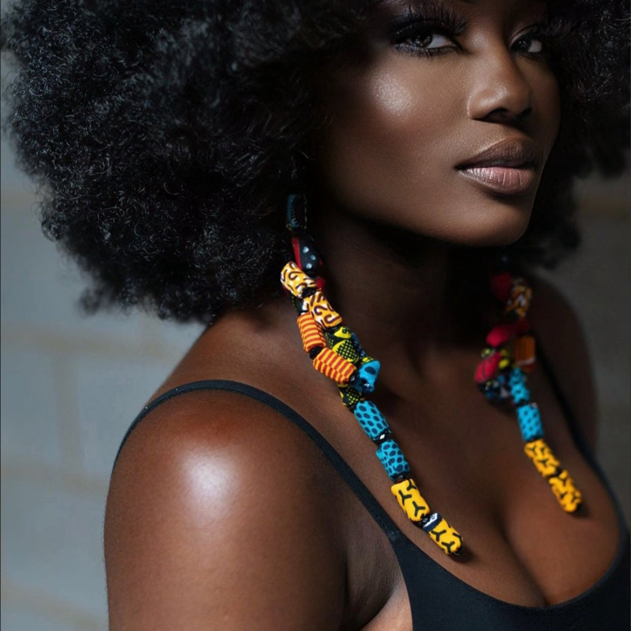 Ntoma Statement Kandy Earrings - Trufacebygrace