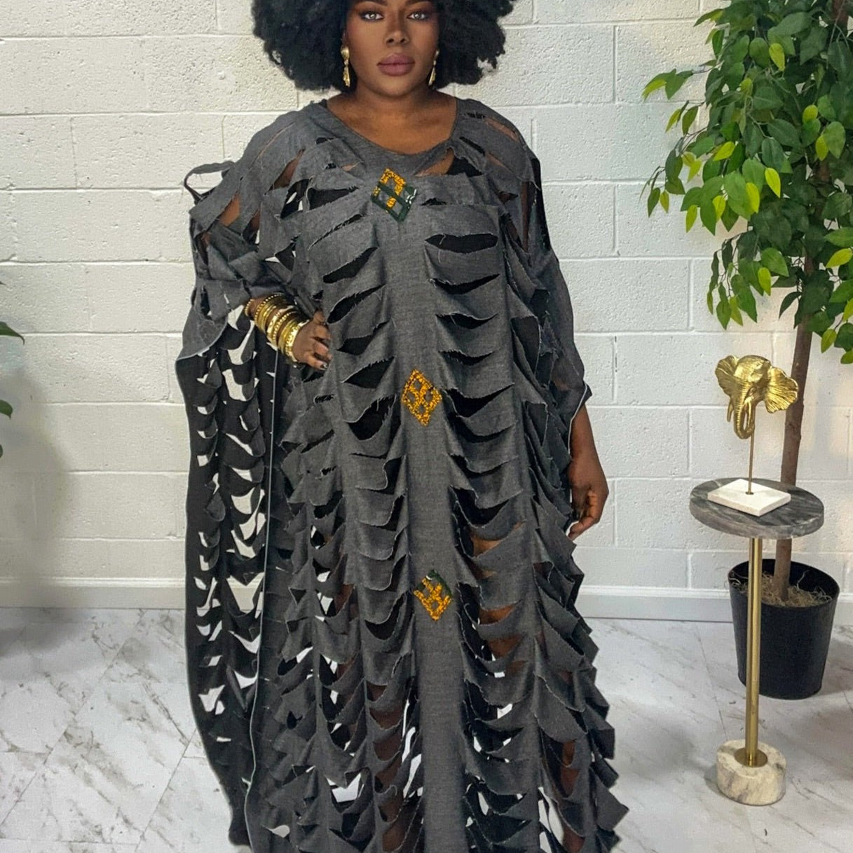 Ntwetwa Unisex Cut - Out Kaftan - Trufacebygrace