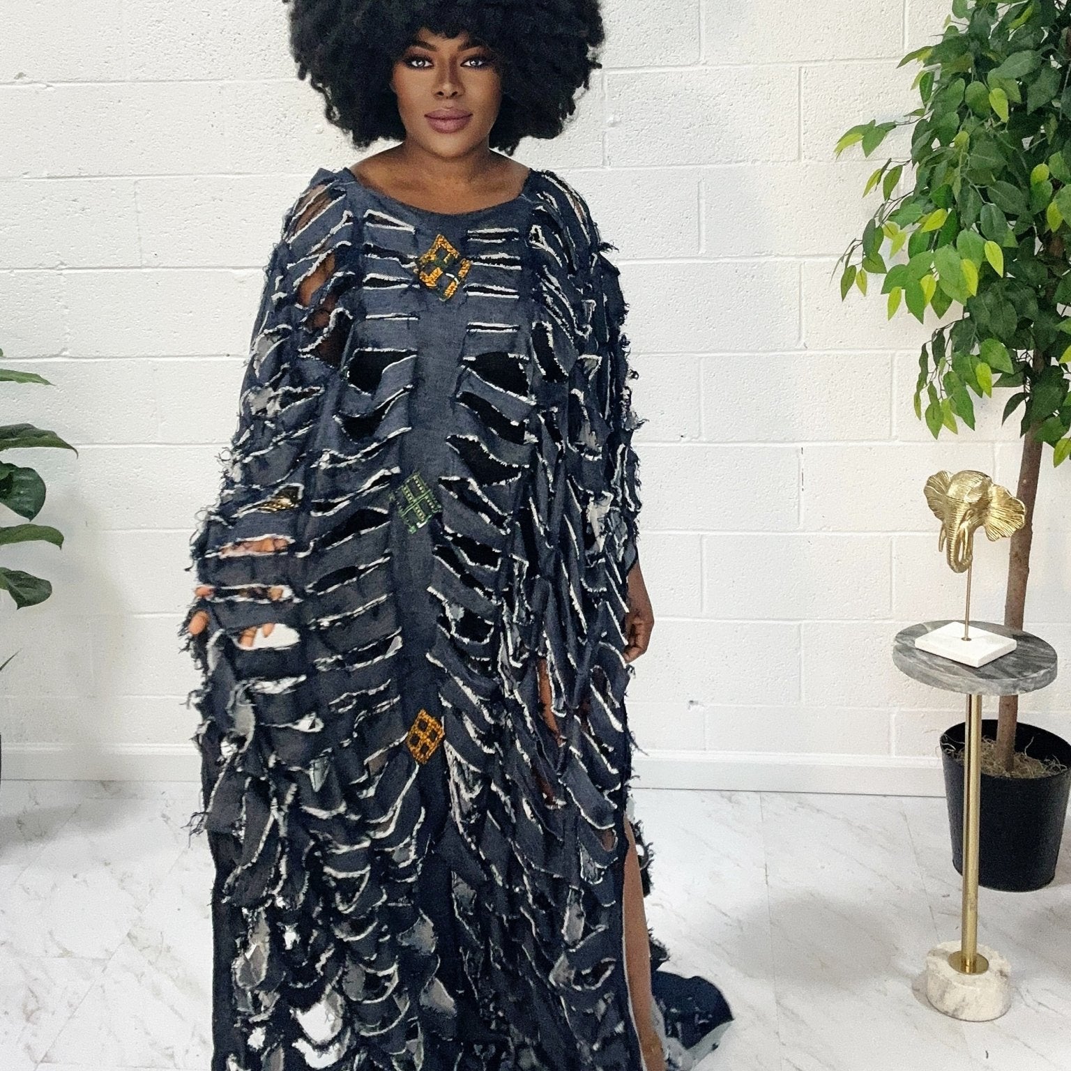 Ntwetwa Unisex Cut - Out Kaftan - Trufacebygrace