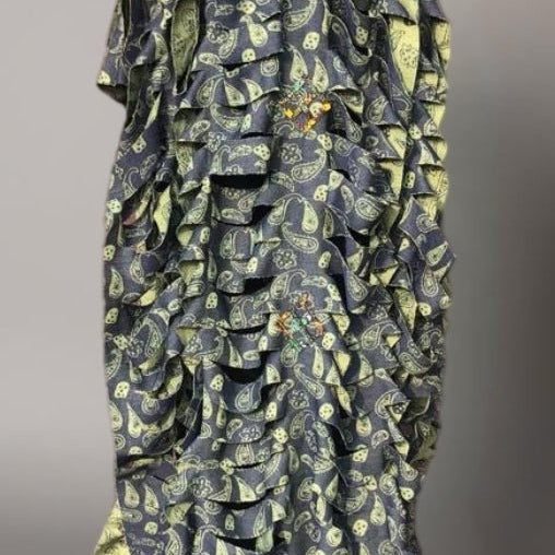 Ntwetwa Unisex Cut - Out Kaftan Paisley - Trufacebygrace