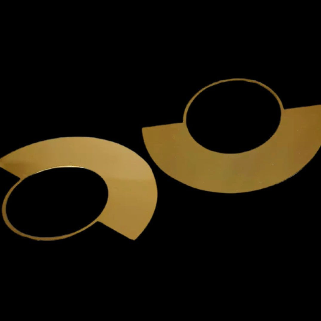 Nusu Durara oversized earrings - Trufacebygrace