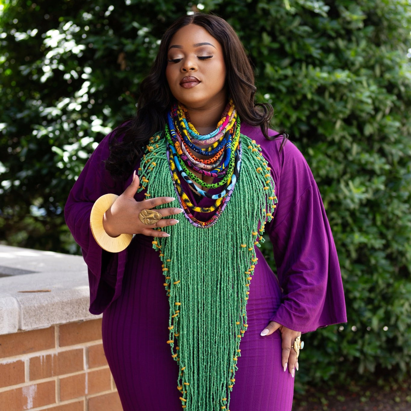 Nyamekye Waterfall Necklace - Trufacebygrace