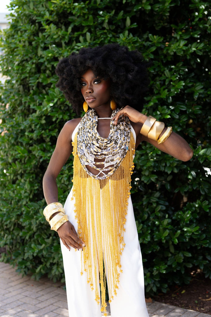 Nyamekye Waterfall Necklace - Trufacebygrace