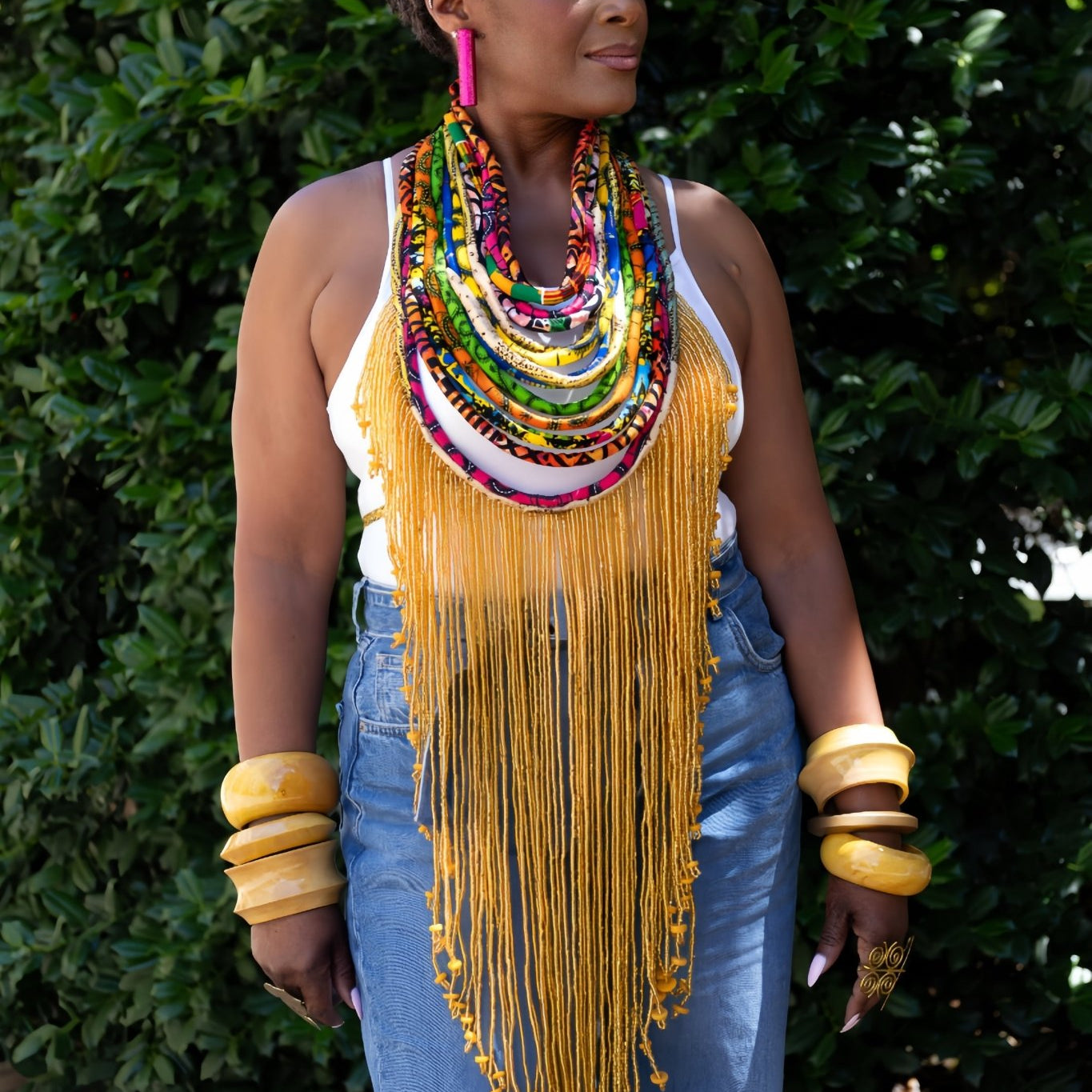 Nyamekye Waterfall Necklace - Trufacebygrace